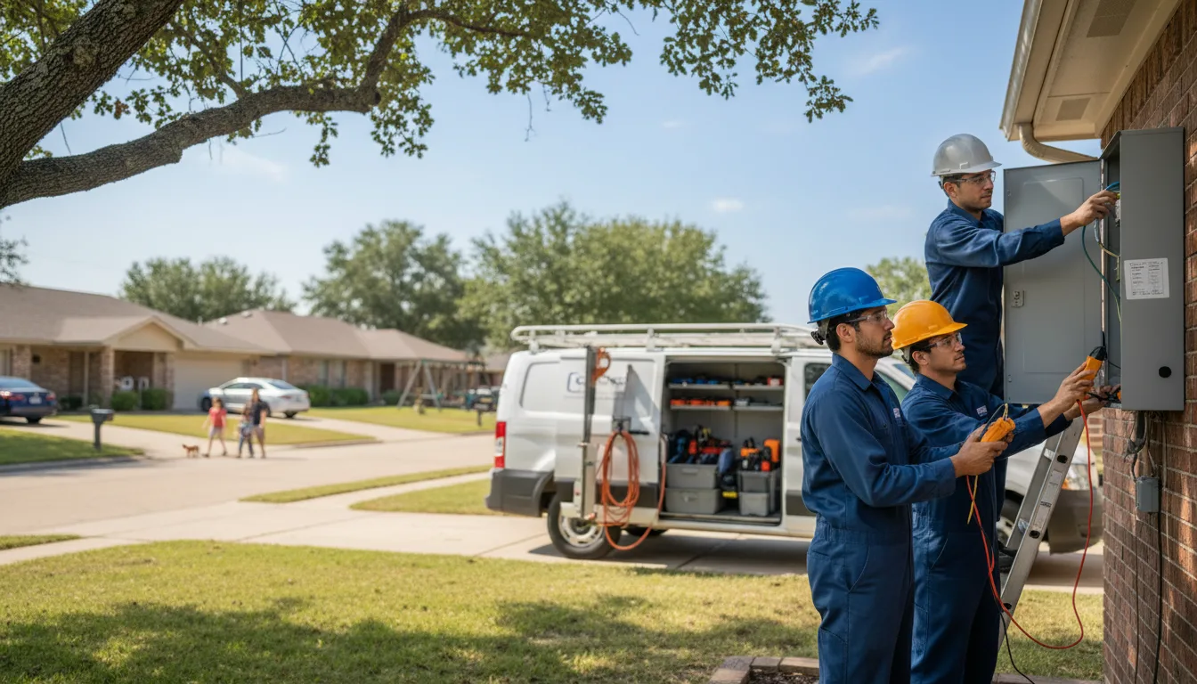 Certified electrician providing emergency electrical services in New Auburn, MN